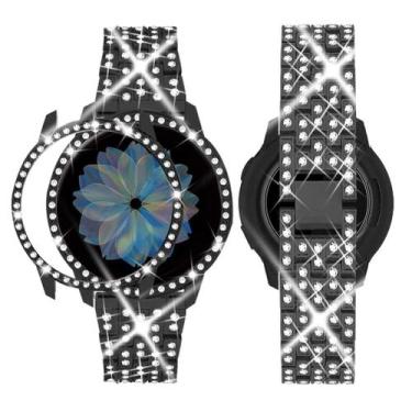 Imagem de Capa de relógio com pulseira compatível com Samsung Galaxy Watch 5/4 -