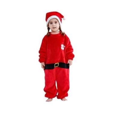 Imagem de Macacões De Natal Em Flanela Para Bebês, Fantasias Fofas Para Meninas 