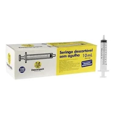 Imagem de SERINGA 10ML SEM AGULHA BICO SLIP KIT 400UN - DESCARPACK