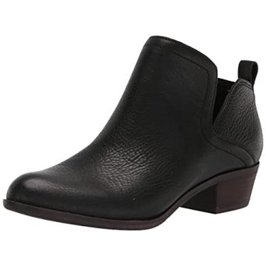 Imagem de Lucky Brand Bota feminina de cano curto Bollo, Preto, 6.5
