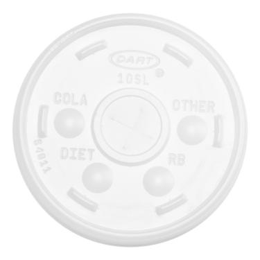 Imagem de Tampa de Plástico para Copo de EPS de 300ml com 100 Unidades