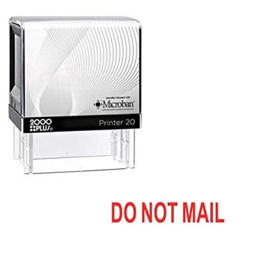 Imagem de Carimbo de borracha de autotintagem para escritório da Don't Mail Cosco Printer - tinta vermelha