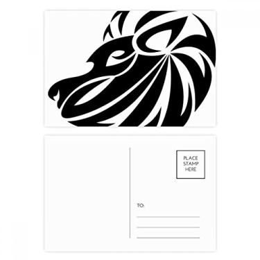 Imagem de Constellation Leo Zodiac Symbol Postal Set Birthday Mailing Cartão de agradecimento