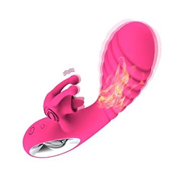 Imagem de Vibrador Ponto G Coelho Estimulador Clitóris Aquecimento Brinquedos Sexuais Feminino Zatla Shop