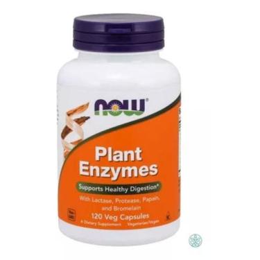 Imagem de Plant Enzymes 120 Cáps Enzimas Digestivas Now Foods
