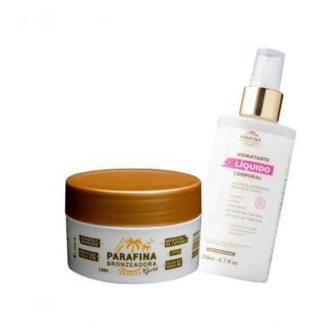 Imagem de Parafina Bronzeadora Gold 120g Hidratante Líquido Relaxante