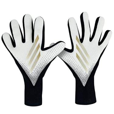 Imagem de Luvas de goleiro de futebol, luvas protetoras de goleiro de futebol Proteção aprimorada para dedos e mãos Proteção de goleiro Equipamento de proteção de futebol acolchoado para treinamento e partida