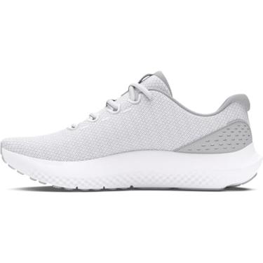 Imagem de Under Armour Tênis de corrida masculino Charged Surge 4, (100) Branco/Cinza Halo/Preto, 43