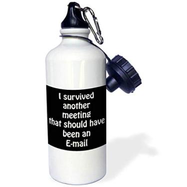 Imagem de 3dRose I survived another meet that should have been an Email Sports Water Bottle, 600 ml, multicolorido