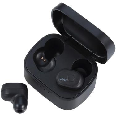Imagem de JVC Fones De Ouvido Verdadeiramente Sem Fio, Bluetooth 5.0, Resistência À Água (Ipx5), Longa Duração Da Bateria(4 + 10 Horas), Ajuste Seguro E Conforto Com Fones De Ouvido De Espuma De Memória HAA10TB