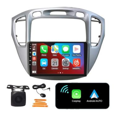 Imagem de [2G + 32G] 22.9 cm Carplay Android Auto Touchscreen Autoradio Estéreo Carro Navegação GPS Rádio FM Unidade Principal WiFi Espelho Link Multimedia Player GPS Rádio DSP Fortoyota Highlander 2002