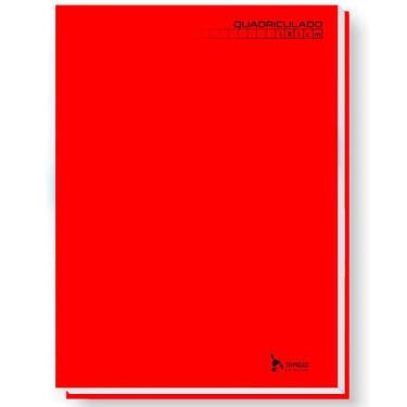 Imagem de Caderno Pedagógico C.D. Brochura 1X1cm Tamoio - Quadriculado Vermelho