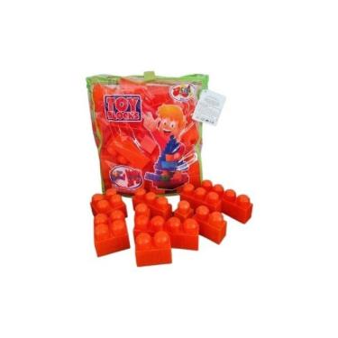 Imagem de Blocos de construção Mega Blocks Fab Chilena 50 peças - Laranja