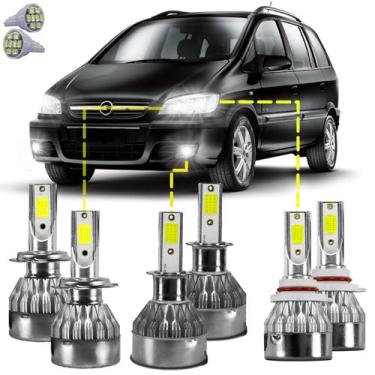 Imagem de Kit Ultra LED Chevrolet Zafira 2001/2012 20000 Lúmens 6500k - V10