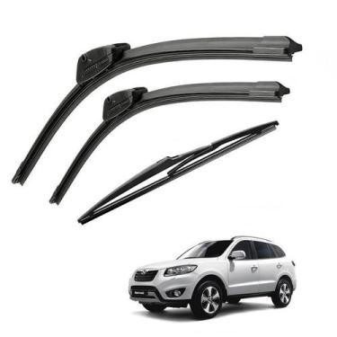 Imagem de Kit Limpador Parabrisa Hyundai Santa Fé 2008 2009 2010 11 - Bosch
