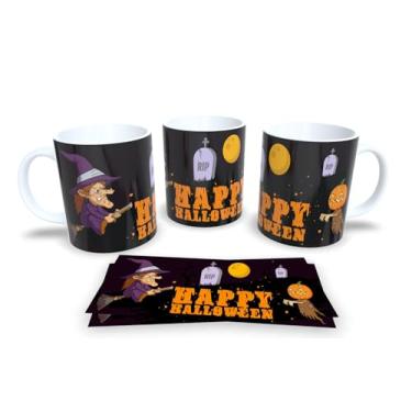 Imagem de Canecas de Porcelana Branca Personalizadas Halloween (Mod.11)