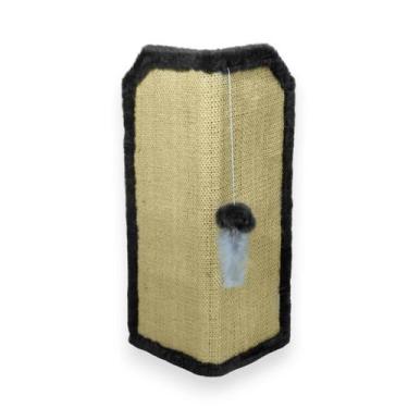 Imagem de Arranhador Gato Proteção Canto de Sofás Base Interno Brinquedo Bolinha