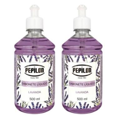 Imagem de Kit 2 Sabonete Líquido Lavanda Corpo e Mãos 500Ml - Pepilon