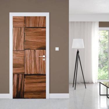 Imagem de Adesivo de Porta Madeiras Modelo 04 - Império da Impressão, G - 90cm x