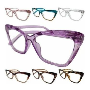 Imagem de Oculos De Grau Feminino Cristal Cristalizado - Dinka, Preto