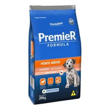 Imagem de Ração Premier Formula Cães Filhotes Porte Médio Frango 20kg - Premier 