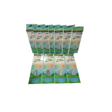 Imagem de Kit 12 Caixa Lápis De Cor 10 Cores Tom Pastel Mp713 - Masterprint