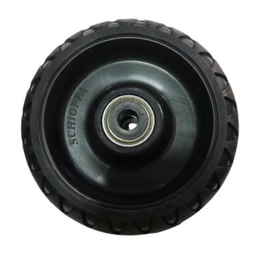Imagem de RODA BORRACHA MACIÇA PARA CARRINHOS R 62 STRE Até 250 Kgs - SCHIOPPA