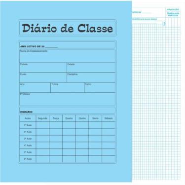 Imagem de Diário de Classe Bimestral 8 Folhas - Pacote com 50 - Tamoio