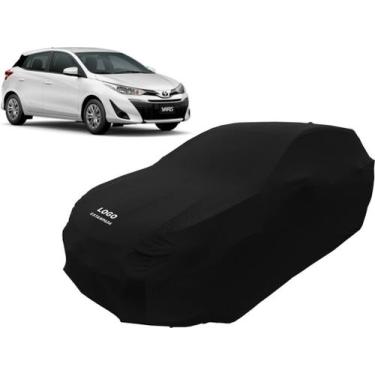 Imagem de Capa De Tecido Para Carro Toyota Yaris Hatch Xls Connect - Mz, Preta
