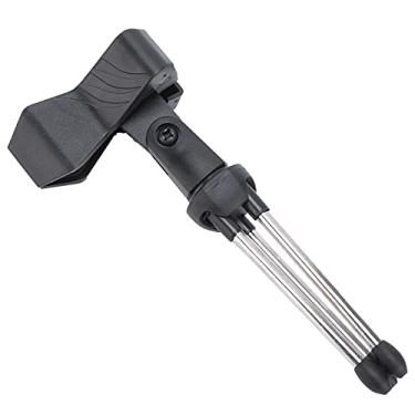Imagem de Suporte de Microfone de Mesa Portátil Suporte de Microfone Ajustável para Reuniões Palestras Universal Preto