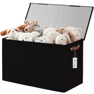 Imagem de Caixa de Armazenamento de Brinquedos Bagnizer 83L - Grande com Tampa D