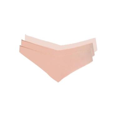 Imagem de Kit com 3 Calcinhas Fio Dental Hope 37850 Colorido, Nude, M