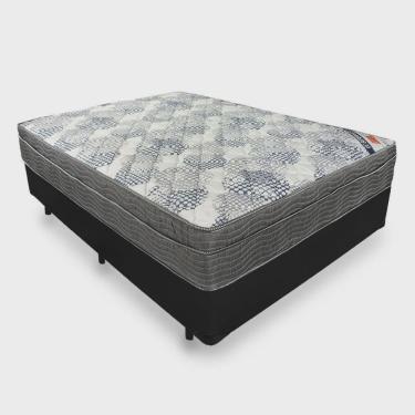 Imagem de Cama Box Viúva + Colchão De Molas Ensacadas - Ortobom - Iso Superpocket 128cm Preto