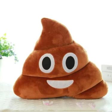 Imagem de Travesseiro de Pelúcia Super Cocô Engraçado 28cm - Brinquedo Macio e B