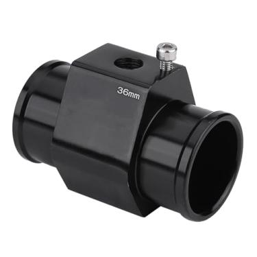 Imagem de Tubo Articulação Temperatura água, Adaptador de Medidor de Sensor, Adaptador de Sensor de Temperatura Liga de Alumínio para a Maioria Dos Carros, Instalação Fácil Com Grampos