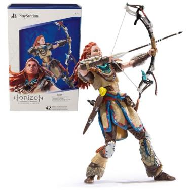 Imagem de PlayStation Horizon Forbidden West, Deluxe 6” Aloy Action Figure with 15 Accessories, The Shapes Collection, for PS5 Fans & Collectors Ages 17+
