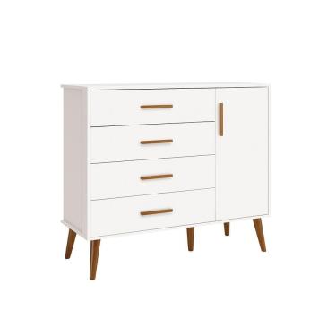 Imagem de Comoda Sapateira Infantil Isis 4 Gavetas e 1 Porta - Reller