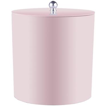Imagem de Lixeira para Banheiro Rosa Claro 20 x 20cm - 6,2l