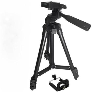 Imagem de Tripé com Nível Celular e Câmera Chega de Fotos T tortas Profissional Leve Tripé Celular Câmera com Nível Adeus Tremores Fotos Perfeitas em Qualquer Lugar