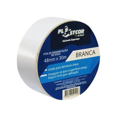 Imagem de Fita Demarcação De Solo, Chão De Fábrica, Blindex - Amarela 48mm x 30m