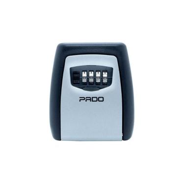 Imagem de Mini Cofre De Parede Para Chaves Jóias Dinheiro Pado - Prata