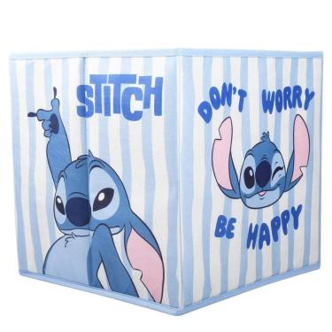 Imagem de Cesto Organizador Dobrável 30X30cm Stitch Disney