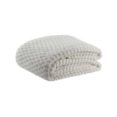 Imagem de Cobertor Blanket Zurich Toque De Seda - Kacyumara - Off White - Casal