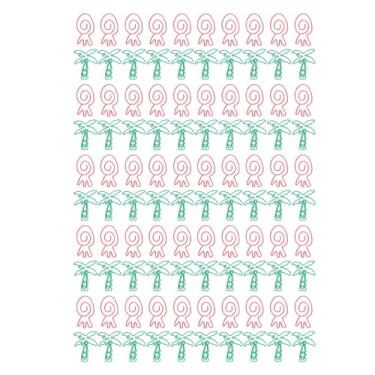 Imagem de Clipes de Fichário Ocos, 100 Peças, árvore Verde, Rosa, Forma de Morango, Poderosa Força de Fixação, Clipes de Papel, Combinação de Metal, Materiais de Papelaria Escolar de