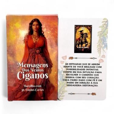 Imagem de Baralho Mensagens dos Ventos Ciganos 36 Cartas Objetivas - Flash