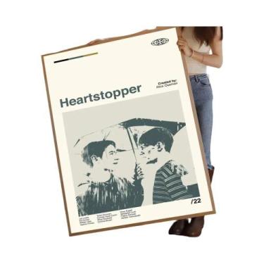 Imagem de Adesivo De Papel À Prova D'água Para Pôsteres Clássicos Vintage Hearts