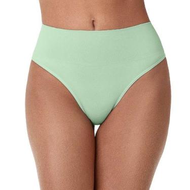 Imagem de Calcinha Tanga Cós Alto sem Costura Mousse de Limão Zee Rucci, M