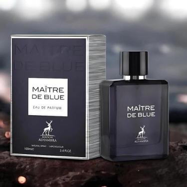 Imagem de Perfume Árabe Maitre de Blue Masculino Maison Alhambra ORIGINAL 100ml