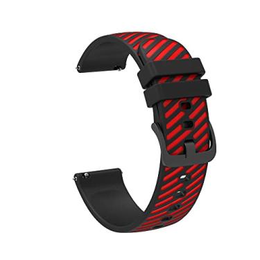 Imagem de Futanwei Pulseira de relógio de dois tons compatível com smartwatch SUNKTA K-52, SUNKTA SML3, HIRREO FV14, HIRREO TX1, LIGE SML6, LIGE EF5 e Amazfit T-Rex 3 Pro 48 mm - pulseira de substituição de