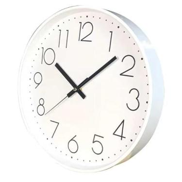 Imagem de Relogio Parede, RelóGio de Parede AnalóGico Retro Dourado com MaquináRio Exposto Stil Decor(32,2x27x5,2cm)(QUARTZ BRANCO)